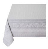 Tissus Toselli Jacquard staltiesė DURANCE RECTANGLE Gris Fonce Teflon 160x200 
