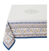Tissus Toselli Jacquard staltiesė MAZAN Bleu 145x300 