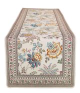 Tissus Toselli Jacquard takelis GARANCE jaune bleu 170 x 50 cm