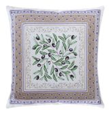 Tissus Toselli Jacquard pagalvės užvalkalas LUBERON Lin Lavande 45x45cm