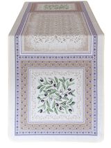 Tissus Toselli Jacquard takelis LUBERON lin 170 x 50 cm