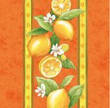 Tissus Toselli  staltiesė CITRON Orange 180Ø