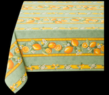 Tissus Toselli Provence staltiesė CITRON Vert 155x200 