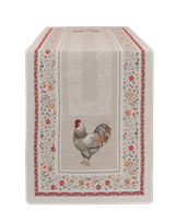 Tissus Toselli Jacquard takelis LAFAYETTE lin 170 x 50 cm