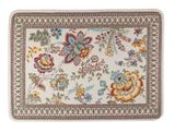 Tissus Toselli Jacquard padėkliukas GARANCE jaune bleu 50x37cm 
