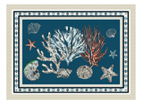 Tissus Toselli Jacquard padėkliukai BONIFACIO bleu 50 x 37 cm 