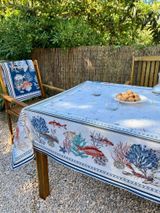 Tissus Toselli Jacquard staltiesė BONIFACIO ecru 145 x 300 cm
