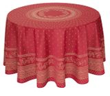 Tissus Toselli Jacquard staltiesė DURANCE bordeaux 230Ø 