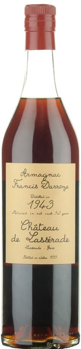 Armanjakas Francis Darroze Bas-Armagnac Domaine Lasserrade 1943 0,7 L