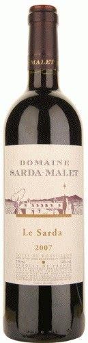 Domaine Sarda - Malet Le Sarda Cotes du Rousillon Rouge AOC 2007