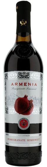 Armenia Pomegranate Semi-Sweet Wine