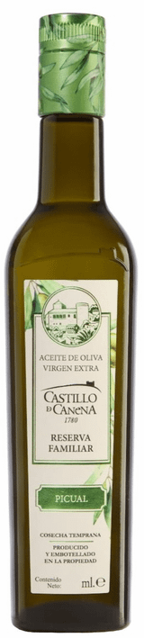 Castillo de Canena ypač tyras Picual alyvuogių aliejus „Family Reserve“ 0,25 L