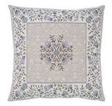Tissus Toselli Jacquard pagalvės užvalkalas AUBRAC taupe bleu 45 x 45 cm