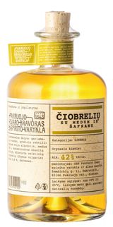 Pakruojo dvaro spirito varyklos čiobrelių likeris su medumi ir šafranu 0,5 L