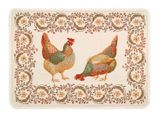 Tissus Toselli Jacquard padėkliukai CHANTECLAIR ecru vert 50 x 37 cm