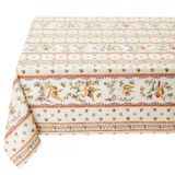 Tissus Toselli staltiesė Moustiers Rose 155x300 