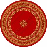 Tissus Toselli apvali staltiesė Avignon ROUGE ⌀180