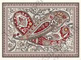 Tissus Toselli padėkliukas CASHMIR rouge 50 x 37