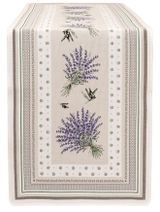 Tissus Toselli Jacquard takelis CASTILLON Lavande 170 x 50 cm