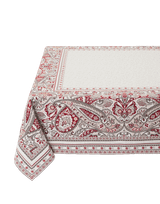 Tissus Toselli staltiesė Deco Jacquard  CASHMIR Rouge 145x145 cm
