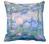 Tissus Toselli pagalvės užvalkalas MONET Les Nympheas 45 x 45 cm