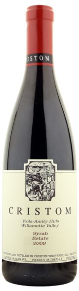 Cristom Estate Syrah Eola-Amity Hills Willamette Valley Oregon 2009