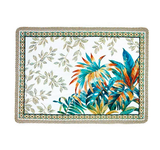 Tissus Toselli Jacquard padėkliukai MOOREA blanc 50 x 37 cm