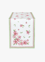 Tissus Toselli Jacquard takelis MAGNOLIA rose 170 x 50 cm