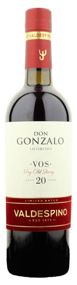 Bodegas Valdespino Oloroso Don Gonzalo VOS Single vineyard Jerez DO 0,5L 