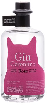 Pakruojo Dvaro London dry Džinas „Geronimo Rose" 0,5 L