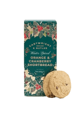 Cartwright&Butler kalėdiniai apelsinų ir spanguolių sausainiai su prieskoniais „Winter Spiced“ 200 g