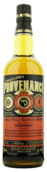 Viskis Provenance Benrinnes 8 YO 0,7 L