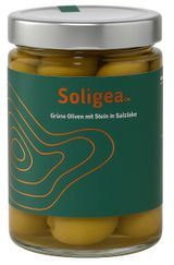 Soligea žaliosios alyvuogės 580 g