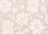 Tissus Toselli Jacquard staltiesė ORIENT ecru apvali 230 Ø cm