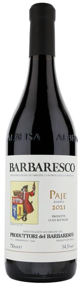 Produttori del Barbaresco Barbaresco Riserva Pajé 2021 