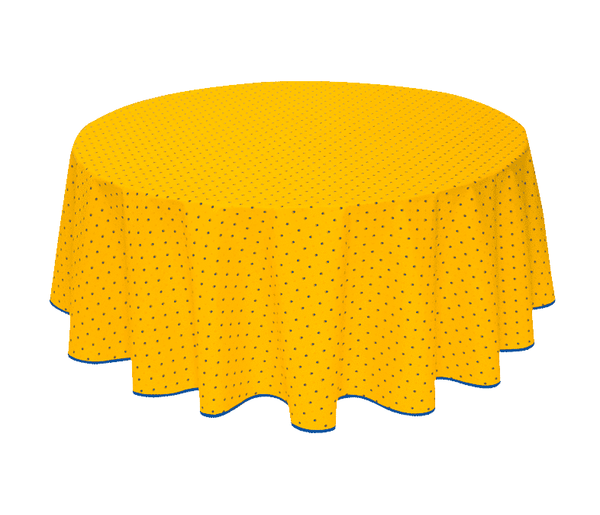 Tissus Toselli staltiesė CALISSON jaune 180 Ø 