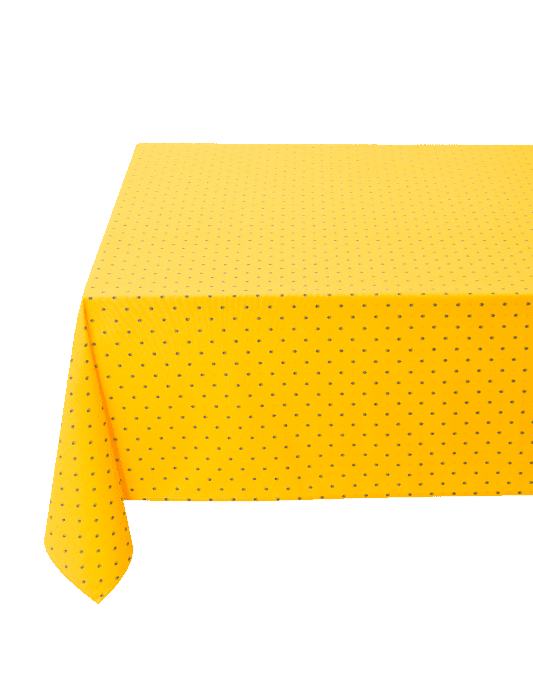 Tissus Toselli staltiesė CALISSON jaune 155 x 200 cm