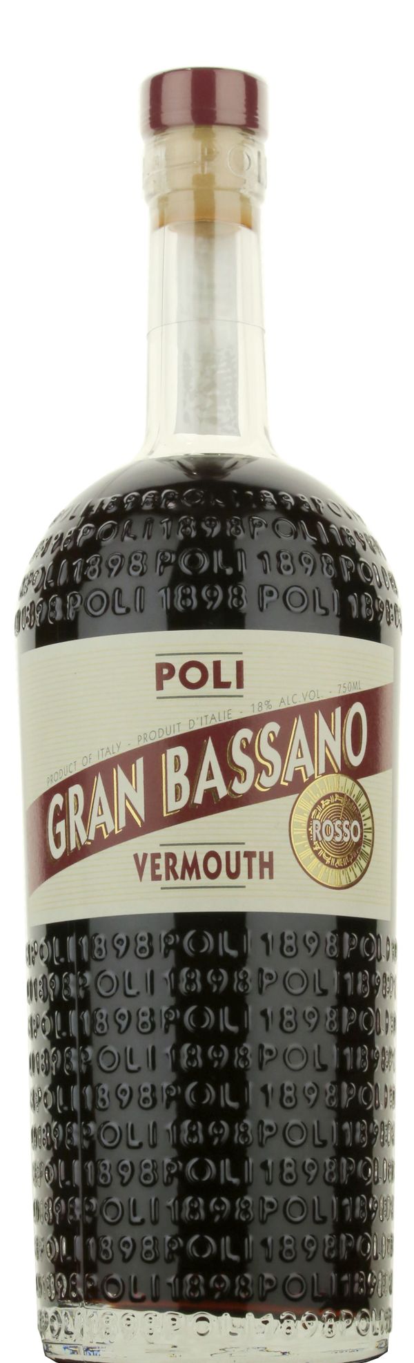 Poli Gran Bassano Rosso vermutas 0,7 L
