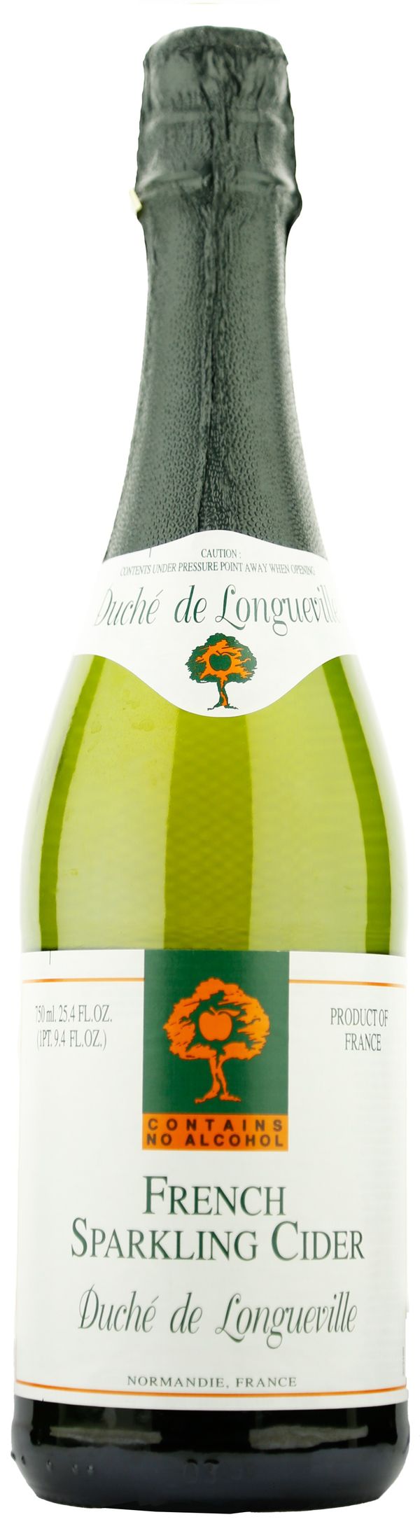 Duche de Longueville nealkoholinis obuolių sidras 0,75L