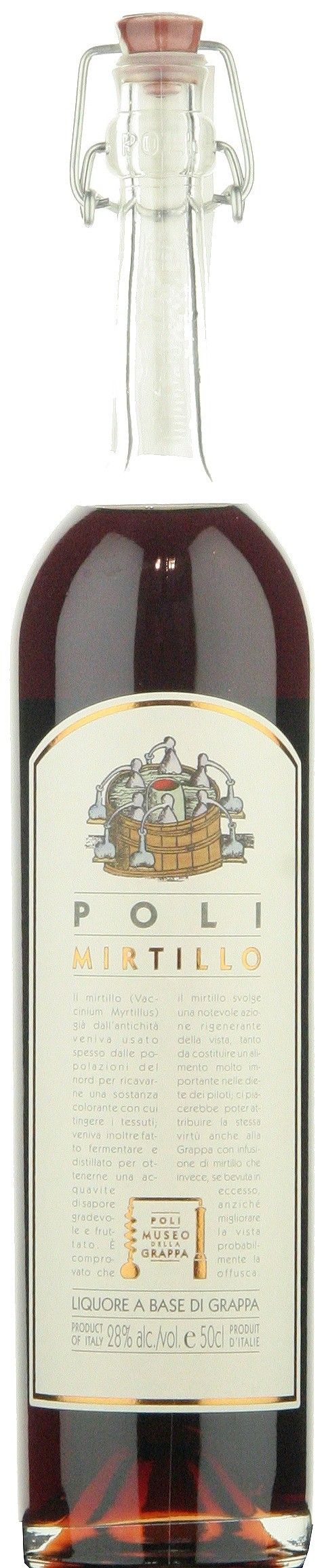 Poli Mirtillo mėlynių likeris 0,5 L 