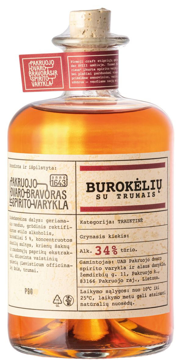 Pakruojo Dvaro Spirito Varyklos Trauktinė „Burokėlių su trumais“ 0,5 L