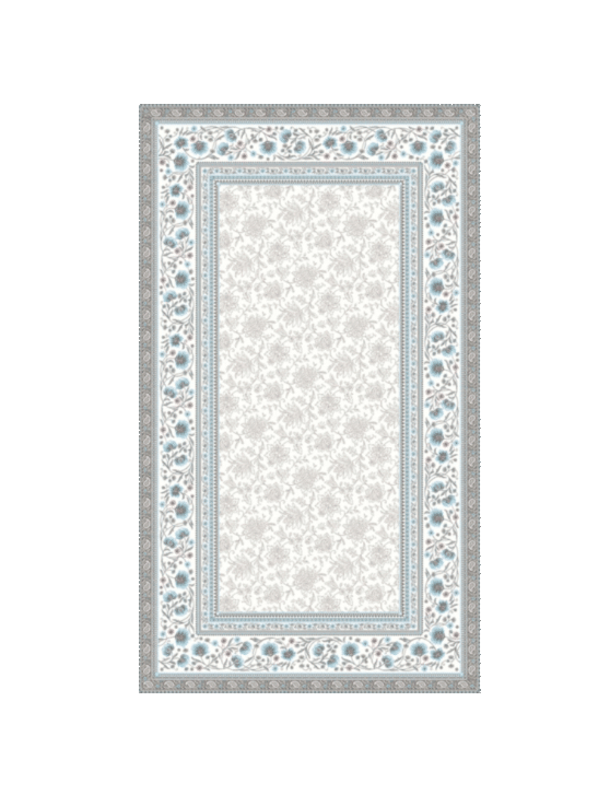 Tissus Toselli Jacquard staltiesė SILLANS bleu 145 x 260 cm