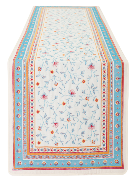 Tissus Toselli Jacquard takelis ROUSSILLON Jaune 170 x 50 cm