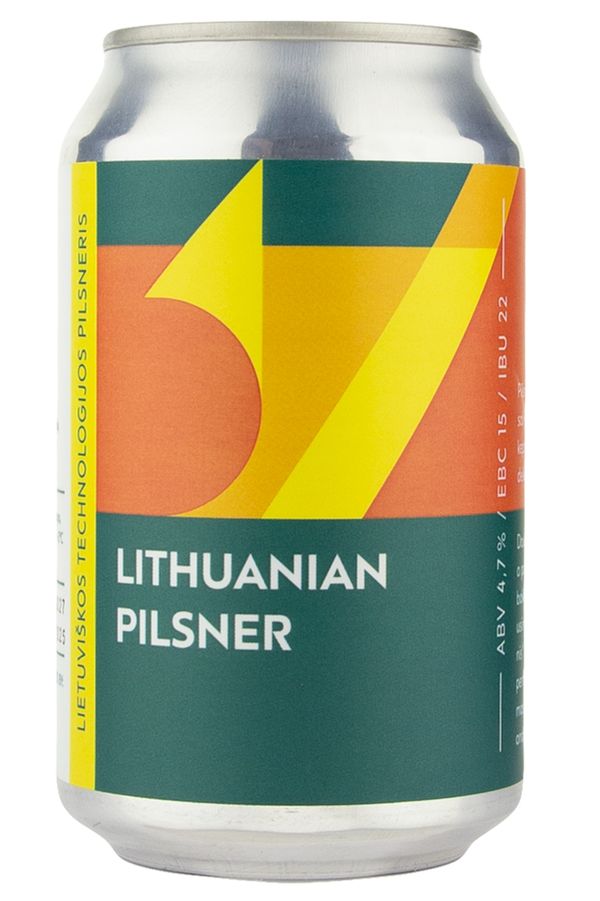 Sakiškių Alus Lithuanian Pilsner 0,33 L 4,7%