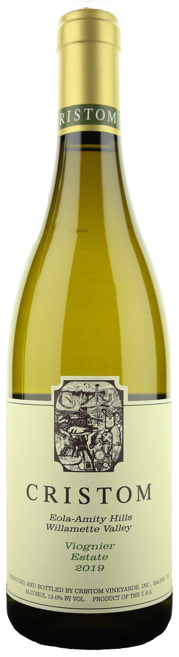Cristom Estate Viognier Eola-Amity Hills Willamette Valley Oregon 2019 
