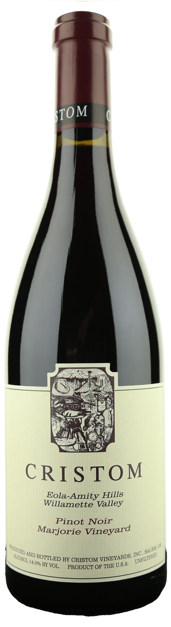 Cristom Marjorie Vineyard Pinot Noir Eola-Amity Hills Willamette Valley Oregon 2017 