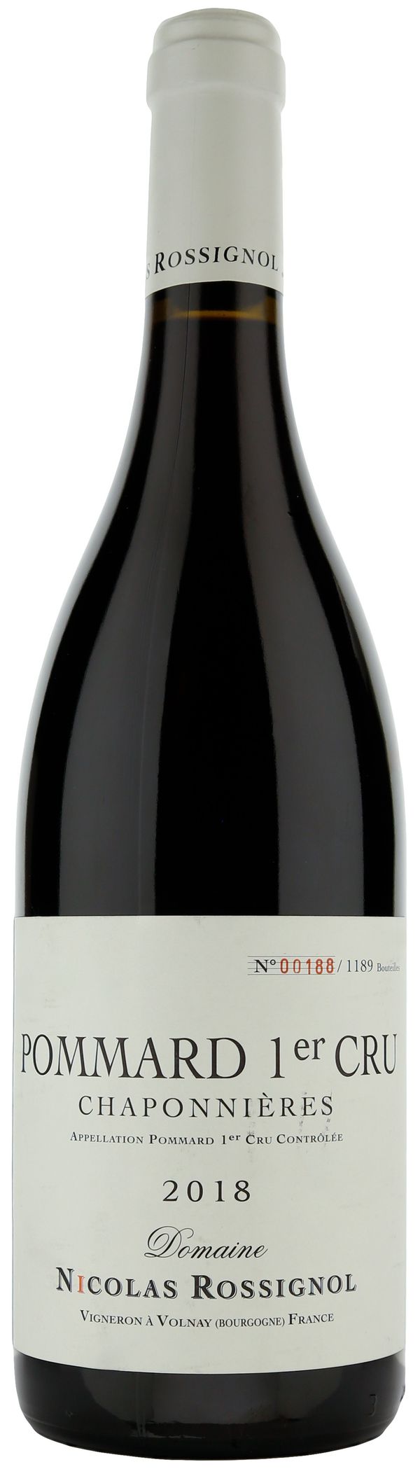 Nicolas Rossignol Chaponniere Pommard 1er Cru AOC 2018
