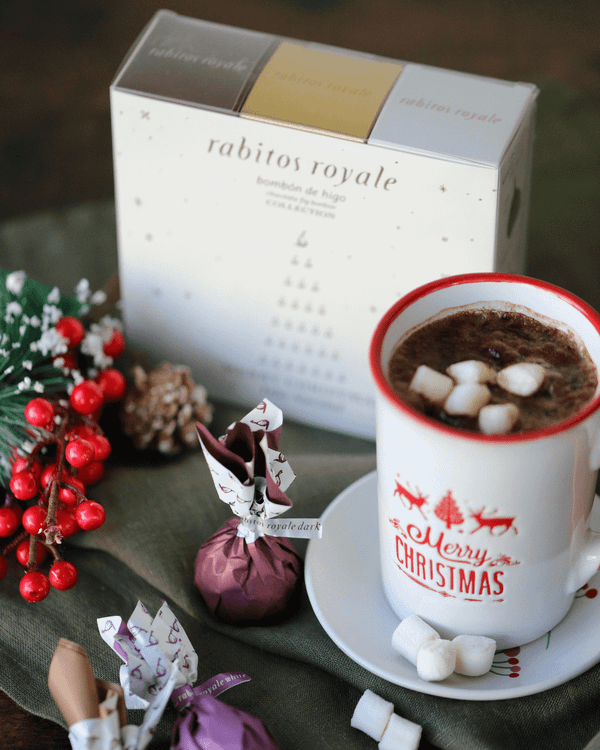 Rabitos Royale figų šokolade asorti Feliz Navidad 3 x 3 vnt dėžutėje 145 g