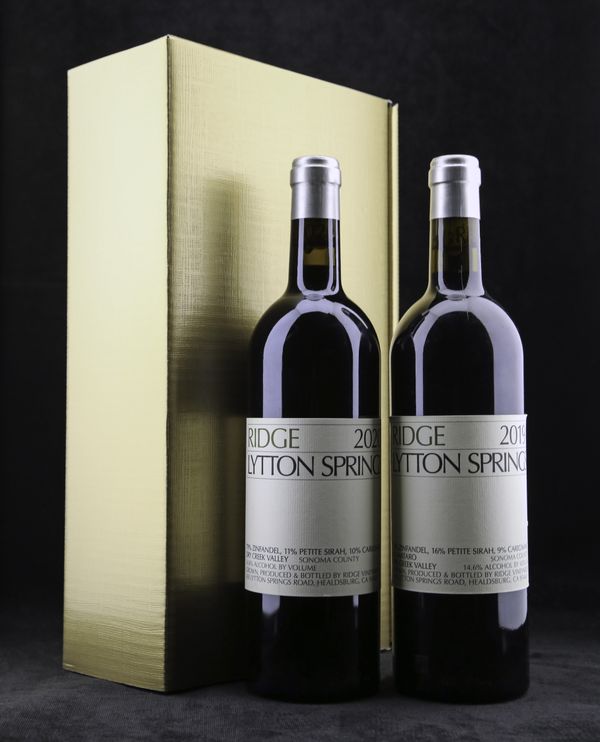 Ridge Zinfandel Lytton Springs 2019 ir 2020 derlių rinkinys