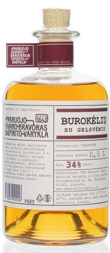 Pakruojo Dvaro Spirito Varykla Trauktinė „Burokėlių su gelsvėmis" 0,2 L
